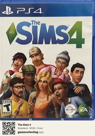 The Sims 4 PlayStation 4, NTSC box front