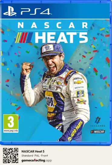 NASCAR Heat 5 PlayStation 4, PAL box front