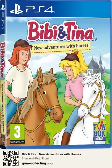 Bibi & Tina: New Adventures with Horses PlayStation 4, PAL box front