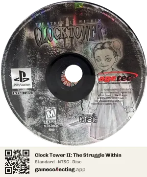 Clock Tower II: The Struggle Within PlayStation, NTSC disc