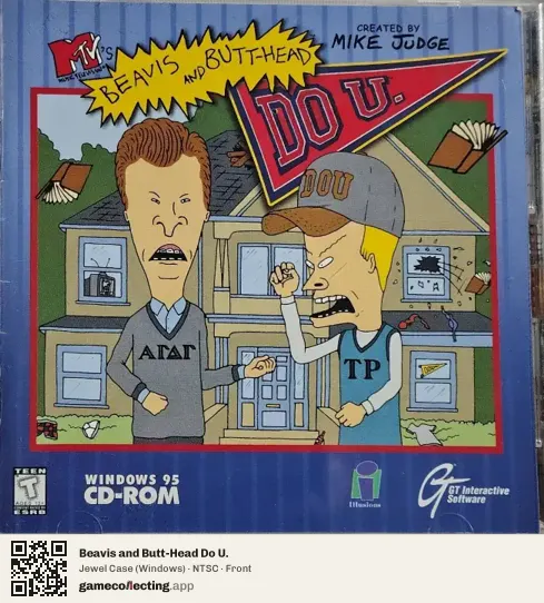 Beavis and Butt-Head Do U. Computer, NTSC box front