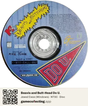 Beavis and Butt-Head Do U. Computer, NTSC disc