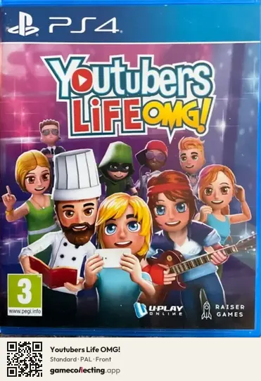Youtubers Life OMG! PlayStation 4, PAL box front