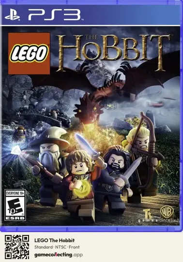 LEGO The Hobbit PlayStation 3, NTSC box front