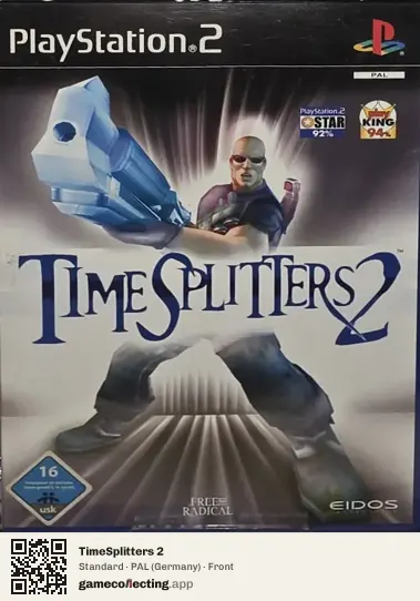 TimeSplitters 2 PlayStation 2, Germany box front