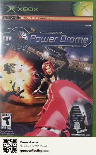 Powerdrome Xbox, NTSC box front