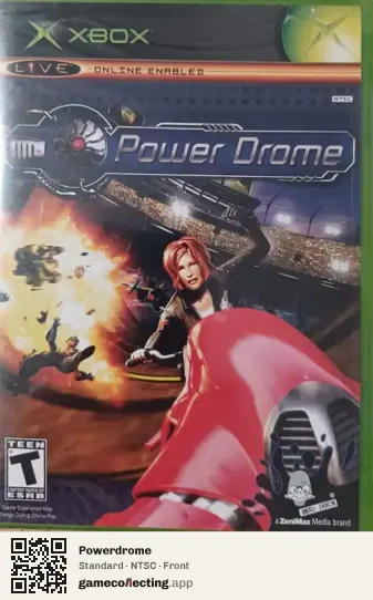 Powerdrome Xbox, NTSC box front
