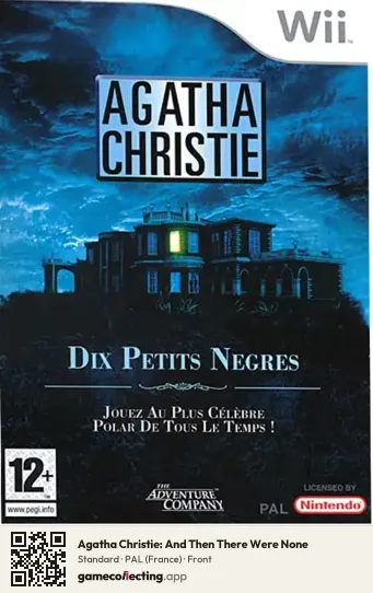 Agatha Christie: And Then There Were None Nintendo Wii, France box front