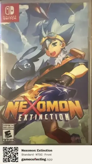 Nexomon: Extinction Nintendo Switch, NTSC box front