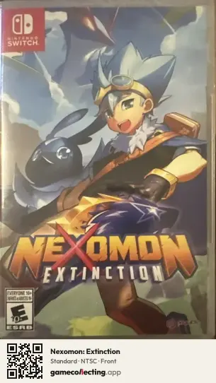 Nexomon: Extinction Nintendo Switch, NTSC box front