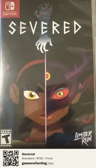 Severed Nintendo Switch, NTSC box front