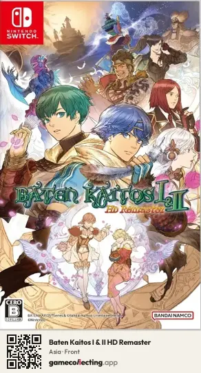 Baten Kaitos I & II HD Remaster Nintendo Switch, Asia box front