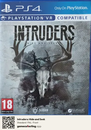 Intruders: Hide and Seek PlayStation 4, PAL box front