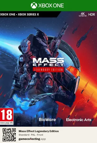Mass Effect Legendary Edition Xbox One, PAL box front