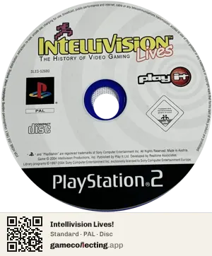Intellivision Lives! PlayStation 2, PAL disc