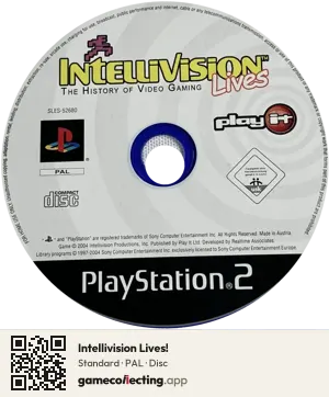 Intellivision Lives! PlayStation 2, PAL disc