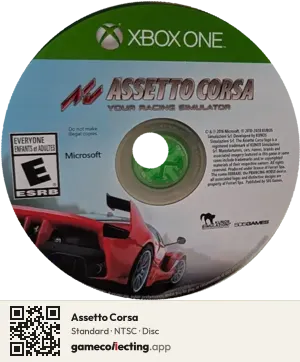 Assetto Corsa Xbox One, NTSC disc