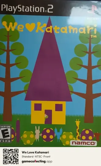 We Love Katamari PlayStation 2, NTSC box front