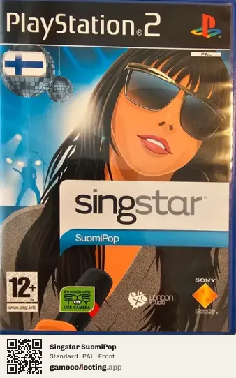 Singstar SuomiPop PlayStation 2, PAL box front