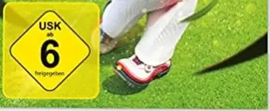 Mario Golf: Super Rush, the USK square on its front