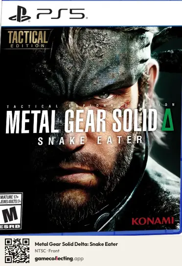 Metal Gear Solid Delta: Snake Eater PlayStation 5, NTSC box front