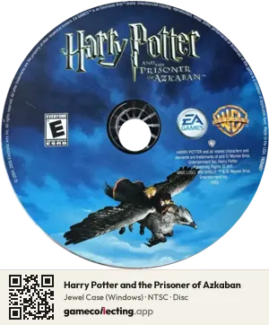 Harry Potter and the Prisoner of Azkaban Computer, NTSC disc