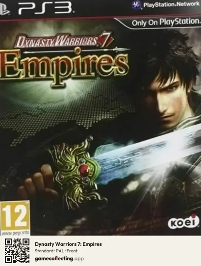 Dynasty Warriors 7: Empires PlayStation 3, PAL box front