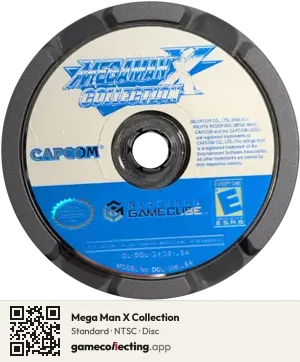 Mega Man X Collection Nintendo GameCube, NTSC disc