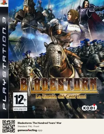 Bladestorm: The Hundred Years' War PlayStation 3, PAL box front
