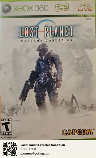 Lost Planet: Extreme Condition Xbox 360, NTSC box front