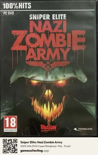 Sniper Elite: Nazi Zombie Army Computer, PAL box front
