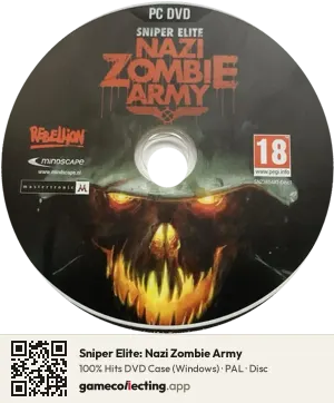 Sniper Elite: Nazi Zombie Army Computer, PAL disc