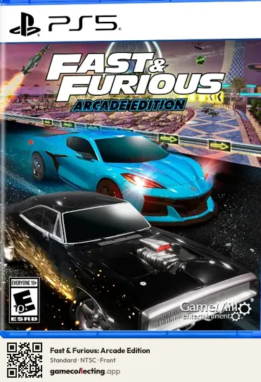 Fast & Furious: Arcade Edition PlayStation 5, NTSC box front