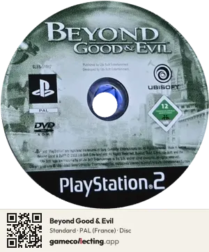Beyond Good & Evil PlayStation 2, PAL disc