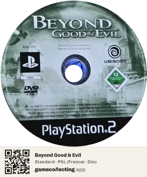 Beyond Good & Evil PlayStation 2, PAL disc