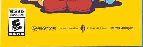Cuphead, the ESRB box on its front