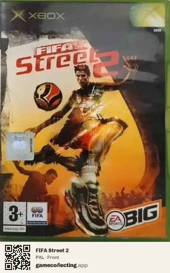 FIFA Street 2 Xbox, PAL box front