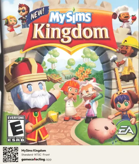 MySims Kingdom Nintendo DS, NTSC box front