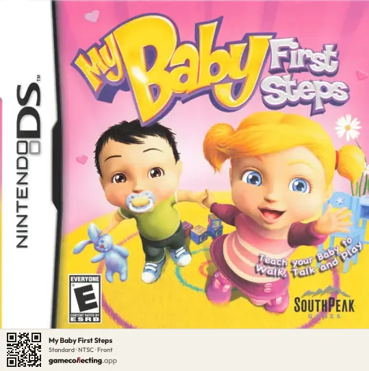 My Baby First Steps Nintendo DS, NTSC box front