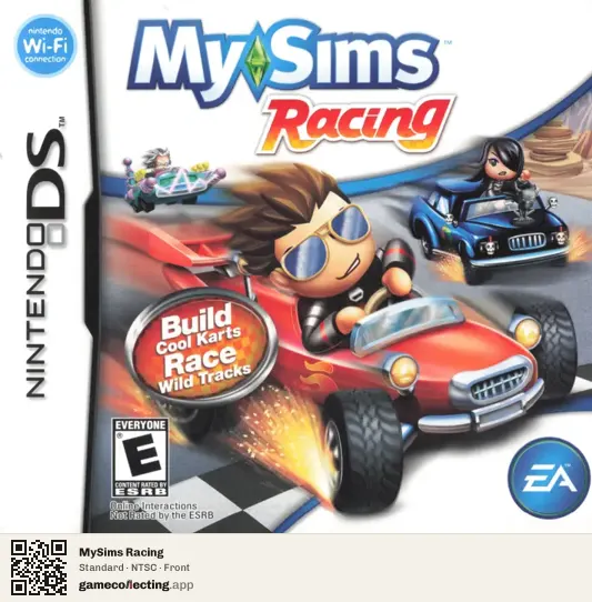 MySims Racing Nintendo DS, NTSC box front