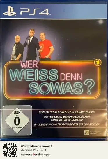 Wer weiß denn sowas? PlayStation 4, PAL box front
