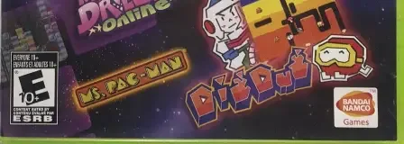 Namco Museum Virtual Arcade, the ESRB box on its front