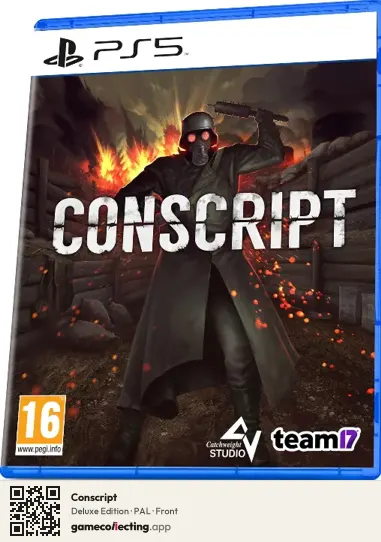 Conscript PlayStation 5, PAL box front