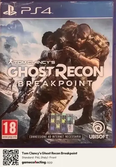 Tom Clancy's Ghost Recon Breakpoint PlayStation 4, Italy box front