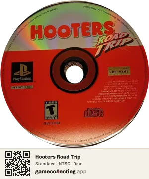 Hooters Road Trip PlayStation, NTSC disc