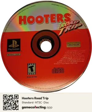 Hooters Road Trip PlayStation, NTSC disc