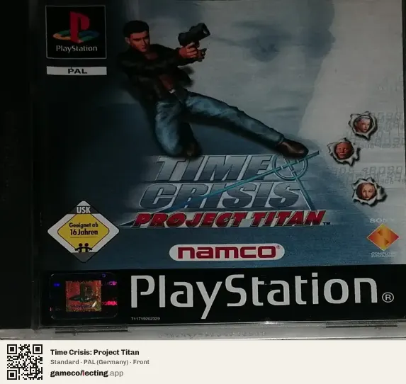 Time Crisis: Project Titan PlayStation, Germany box front