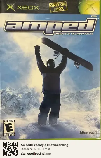 Amped: Freestyle Snowboarding Xbox, NTSC box front
