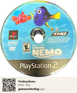 Finding Nemo PlayStation 2, NTSC disc