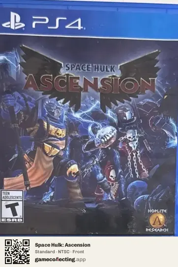 Space Hulk: Ascension PlayStation 4, NTSC box front